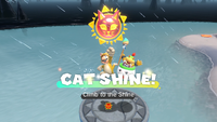 Collecting a Cat Shine in Bowser's Fury