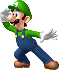 Official artwork of Luigi.