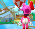 The course icon with the Birdo Mii Racing Suit