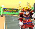 The course icon with Mario (Samurai)