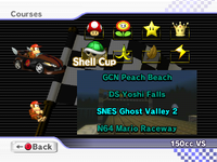 Kartless Diddy Kong glitch (after having one race in the glitched state) in Mario Kart Wii.