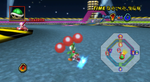 The course as it is seen in Mario Kart Wii during gameplay.