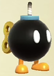 Encyclopedia image of a Bob-omb from Mario Party Superstars