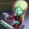 The gold frame of Melody Pianissima in Luigi's Mansion for the Nintendo 3DS.