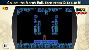Screenshot of NES Remix 2 showing a sighting of Luigi