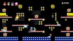 Ice Toadette in Coin Battle from New Super Mario Bros. U Deluxe