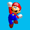 Card of Mario, as he appears in Super Mario 64, from Super Mario 3D All-Stars Online Memory Match-Up