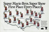 The Super Mario Bros. Super Show! two-page ad from a 1989 trade magazine