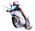 Mach Rider's Spirit sprite from Super Smash Bros. Ultimate
