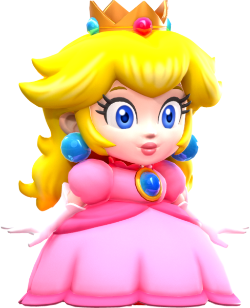 File:Small Peach - SMBW render.png