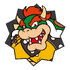 Sticker of Bowser from Mario Party Superstars