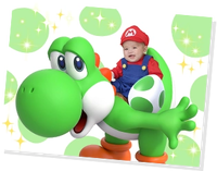 A design from Super Mario Satsuei.