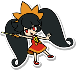 Artwork of Ashley from WarioWare: Move It!