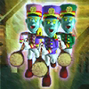 The gold frame of the Clockwork Soldiers in Luigi's Mansion for the Nintendo 3DS.