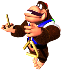 Chunky Kong's Artwork, from Donkey Kong 64.