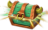 Artwork of a treasure chest from Donkey Kong Bananza