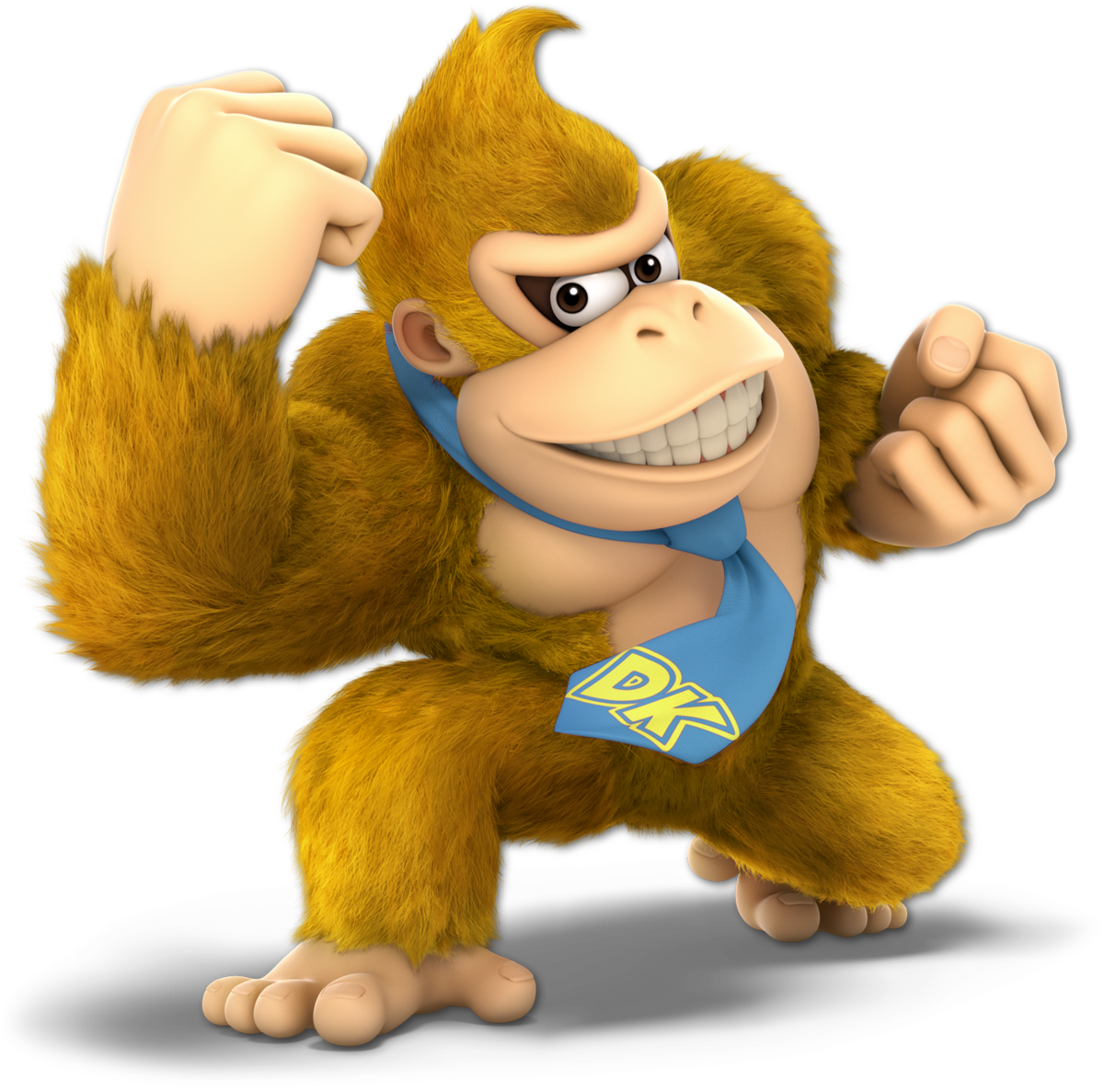 File:Donkey Kong (Light Orange) SSBU.png - Super Mario Wiki, the Mario ...