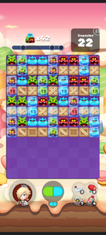 Stage 445 from Dr. Mario World