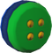 The Burger_TabGreenBlue tires from Mario Kart Tour