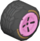 The Std_BlackPink tires from Mario Kart Tour