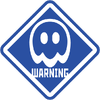 A sticker from Mario Kart World