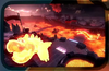 The icon for Bowser's Castle during the Moon Rally in Mario Kart World.