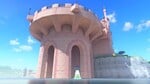A ride UFO under Peach Beach in Mario Kart World