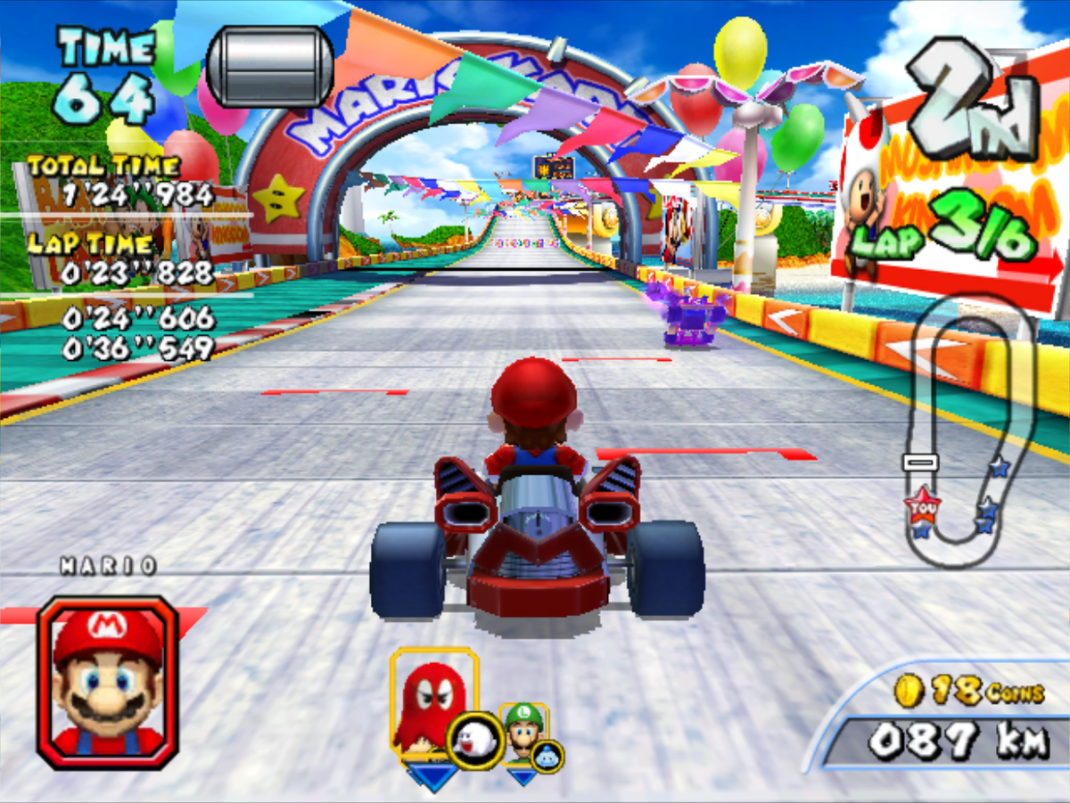 File:MarioHighwayMKAGPFirstStretch.png - Super Mario Wiki, the Mario ...