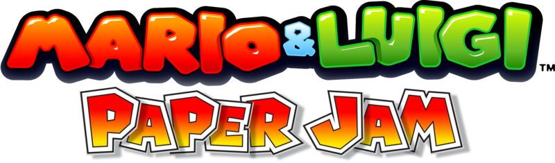 File:Mario & Luigi Paper Jam Logo.png
