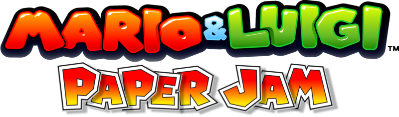 File:Mario & Luigi Paper Jam Logo.png