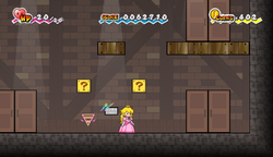 Second and third ? Blocks in Merlee's Basement of Super Paper Mario.