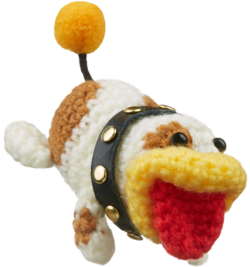 Artwork of Poochy from Poochy & Yoshi's Woolly World