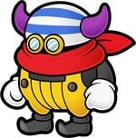 Artwork of Lord Crump from Paper Mario: The Thousand-Year Door