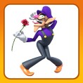 Picture of Waluigi shown in a New Year opinion poll on characters from the Super Mario franchise