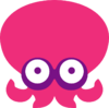 Octarian icon sticker for the Splatoon 2 trophy in the Trophy Creator application