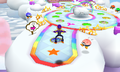 Para-Biddybuds seen in the board, Star-Crossed Skyway, in Mario Party: Island Tour