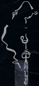 The minimap of Rainbow Road (World)