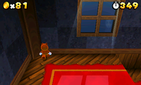 Easter egg ghostly figure from World 8-4 in Super Mario 3D Land