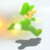 Squared screenshot of Invincible Luigi from Super Mario 3D World.