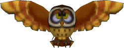 Model of Hoot from Super Mario 64 DS.
