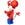 Artwork of a Red Yoshi in Super Mario Run.