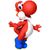 Artwork of a Red Yoshi in Super Mario Run.