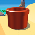 Screenshot of a Red Pipe from Super Mario Sunshine.