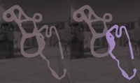 A visualization of where the Daisy's Palace layout fits onto the normal Shy Guy Bazaar layout