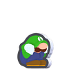 Crouching Luigi Standee from Super Mario Bros. Wonder