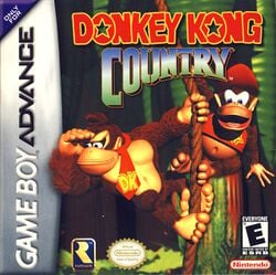 The Game Boy Advance cover of Donkey Kong Country