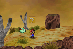 Second ? Block at Gusty Gulch of Paper Mario.