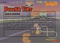 One of the Mario Kart 64 Collectible Trading Cards.