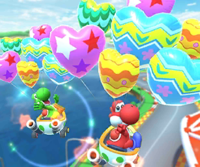 The icon of the Daisy Cup challenge from the 2021 Yoshi Tour in Mario Kart Tour