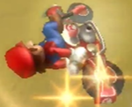 Mario performing a Trick